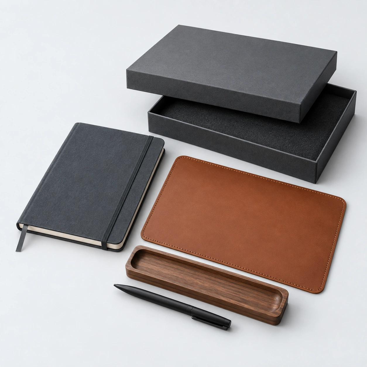 Focus — Coffret bureau — Cognac & ardoise