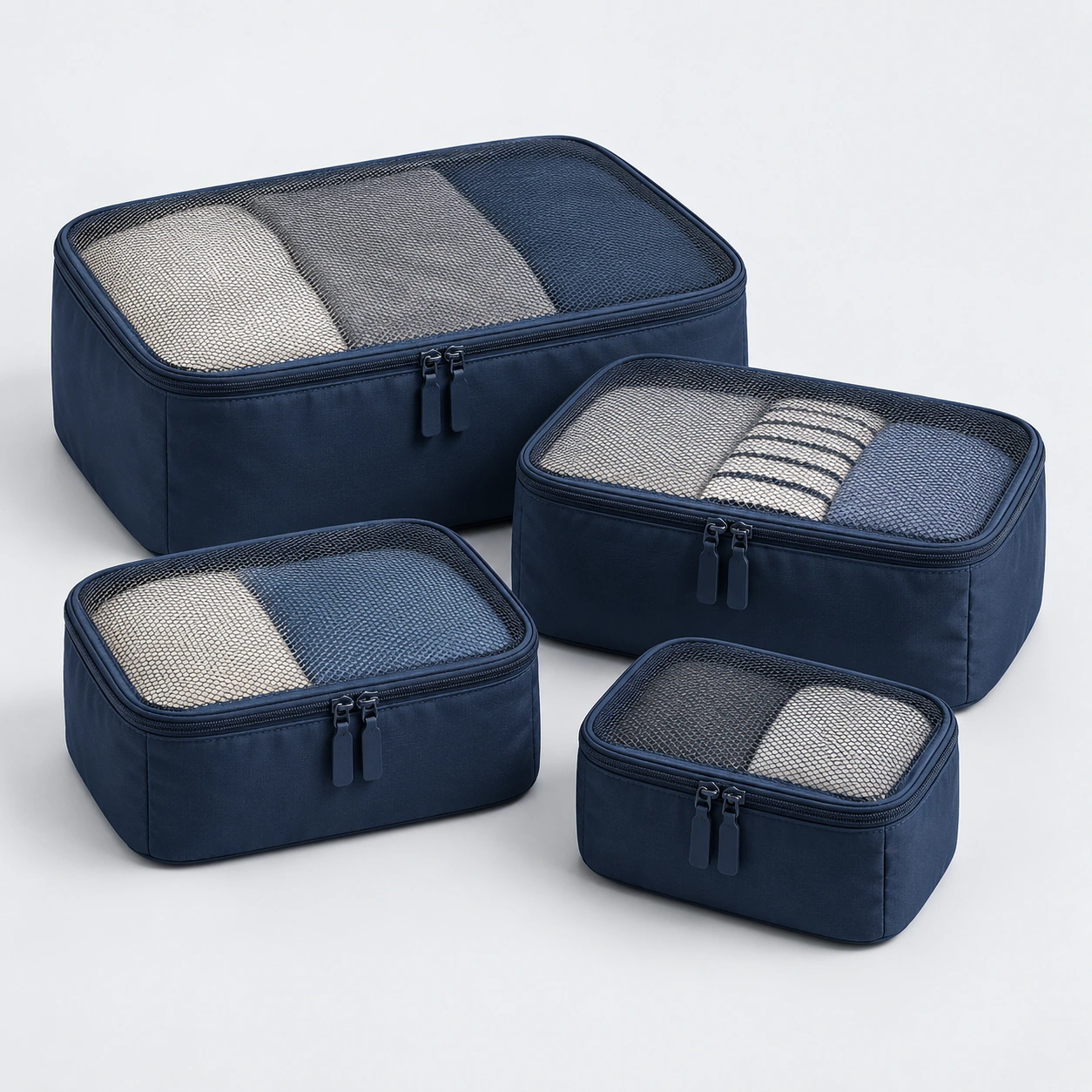 Module — Organisateurs de voyage · 4 pièces — Bleu marine